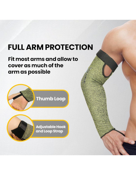 Mangas Resistentes a Cortes Schwer ANSI A5 2 Pares 45.72 cm