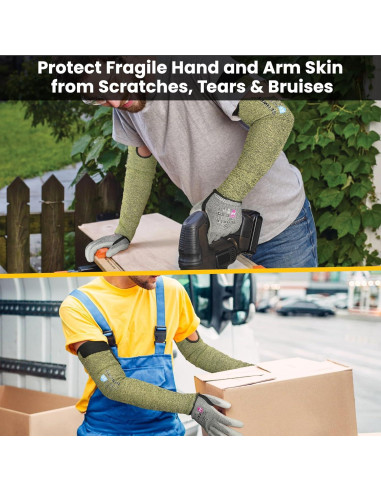 Mangas Resistentes a Cortes Schwer ANSI A5 2 Pares 45.72 cm