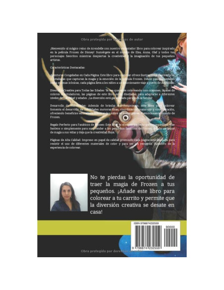 Libro para colorear: Frozen (Spanish Edition)