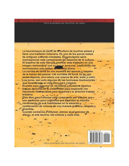 Tauromaquia libro para colorear: arte taurino (arte en tus manos) (Spanish Edition)