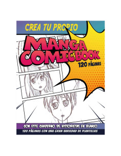 Cuaderno de Cómic en Blanco 22x28cm - Edición en Español