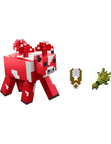 Figura de acción hongo Mattel Minecraft 8.25 cm para niños 6+