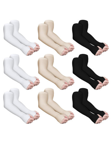 Mangas Protectores para Piel Delicada Janmercy - 9 Pares