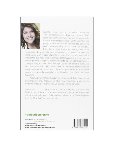 Vagina: Una nueva biografía de la sexualidad femenina (Spanish Edition)