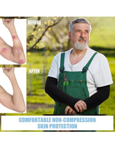 Mangas Protectores para Piel Delicada Janmercy - 9 Pares 2