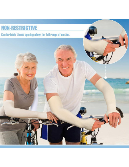 Mangas Protectores para Piel Delicada Janmercy - 9 Pares