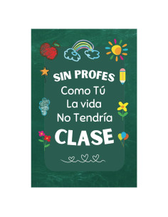 Cuaderno de Notas A5 Tapa Blanda para Maestros - Regalo Original