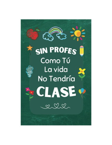 Cuaderno de Notas A5 Tapa Blanda para Maestros - Regalo Original