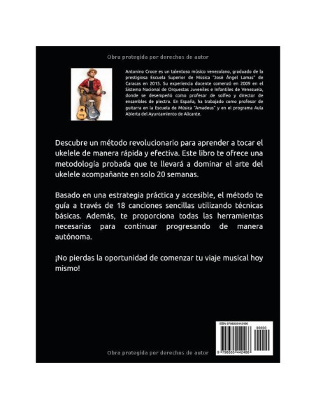 Mi Ukelele Acompañante: Método de ukelele para principiantes (Spanish Edition)
