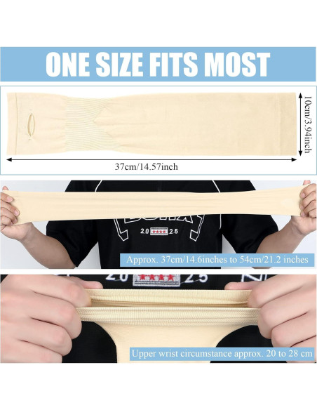 Mangas Protectores para Piel Delicada Janmercy - 9 Pares