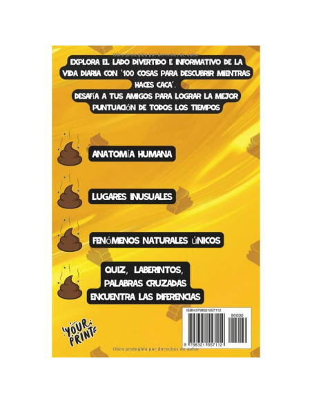100 cosas que descubrir al hacer caca: Explora el mundo a través de curiosidades, juegos y concursos (Spanish Edition)