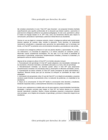 Curso GPT chat: Para docentes (Spanish Edition)