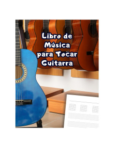 Cuaderno de Partituras para Guitarra 100 Páginas Español