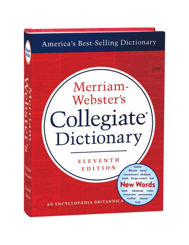 Merriam-Webster's Collegiate Dictionary, 11th Edition, Jacketed Hardcover, Indexed