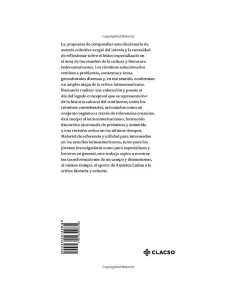 Diccionario de términos críticos de la literatura y la cultura en América Latina (Spanish Edition) 2