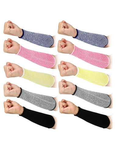 5 Pares Mangas Resistentes a Cortes Nivel 5 Fivenl 21cm