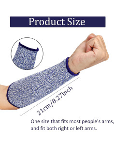 5 Pares Mangas Resistentes a Cortes Nivel 5 Fivenl 21cm 2