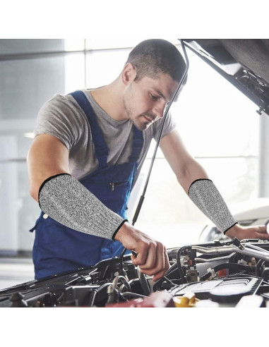 5 Pares Mangas Resistentes a Cortes Nivel 5 Fivenl 21cm