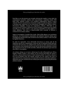 Diccionario Biográfico Musical: Compositores cubanos: 1902-2022 (Música) (Spanish Edition) 2