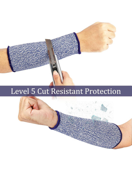 5 Pares Mangas Resistentes a Cortes Nivel 5 Fivenl 21cm