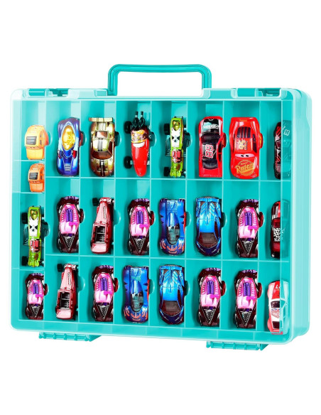 Organizador de juguetes FULLCASE 48 compartimentos azul