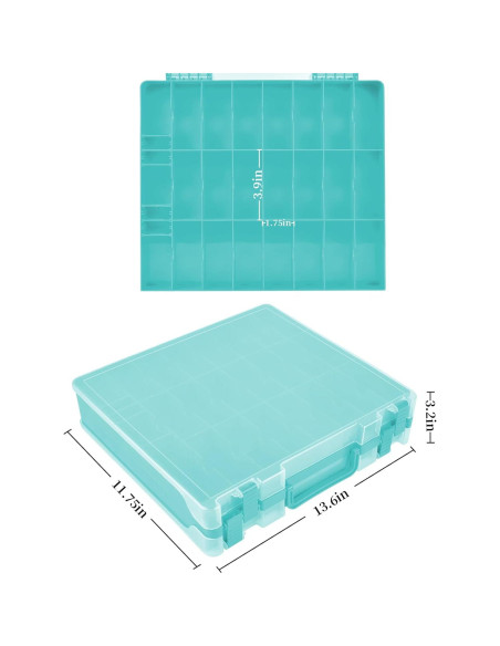 Organizador de juguetes FULLCASE 48 compartimentos azul