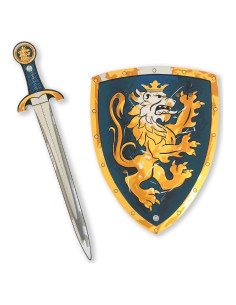 Liontouch Espada y Escudo Caballero Noble Azul 3-8 años