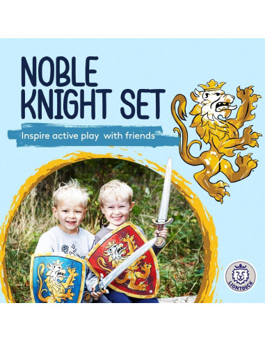 Liontouch Set Espadas y Escudos Caballero Noble 3-8 Años