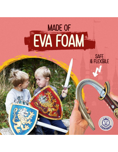 Liontouch Set Espadas y Escudos Caballero Noble 3-8 Años
