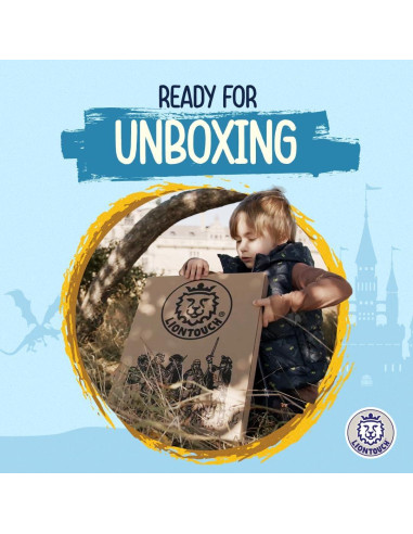 Liontouch Set Espadas y Escudos Caballero Noble 3-8 Años