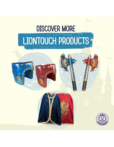 Liontouch Set Espadas y Escudos Caballero Noble 3-8 Años