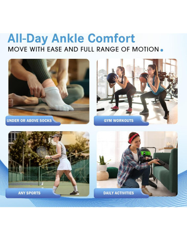 Manga de Compresión para Tobillo ACTINPUT 2 Paquete Beige S/M