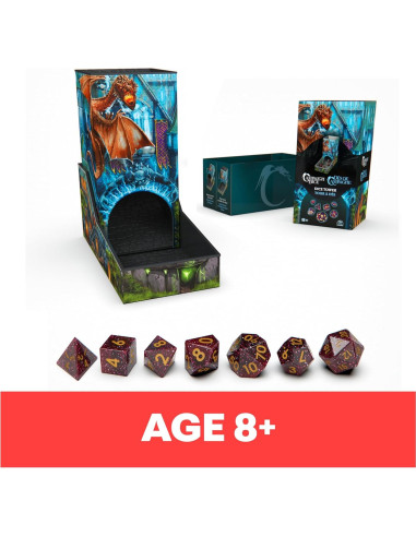 Torre de Dados de Campaña Spin Master 7 Dados RPG