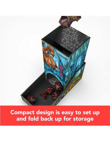 Torre de Dados de Campaña Spin Master 7 Dados RPG