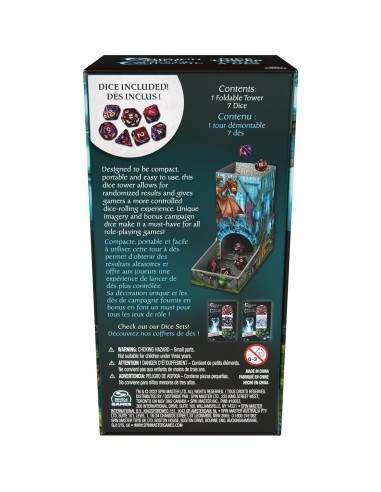 Torre de Dados de Campaña Spin Master 7 Dados RPG