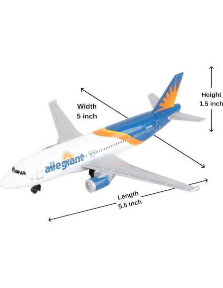 Avián de Juguete Daron Allegiant Air 14.61 cm Metal y Plástico