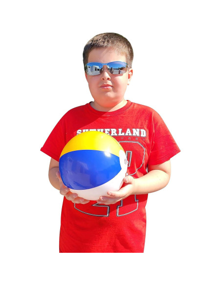 Pelotas de Playa Zugar Land Multicolor 20 cm Paquete de 12