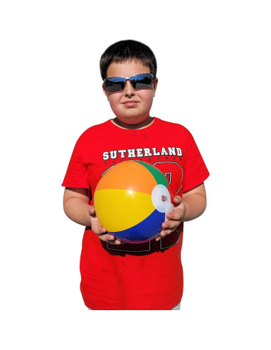 Pelotas de Playa Zugar Land Multicolor 20 cm Paquete de 12