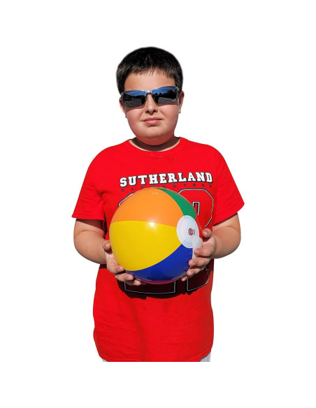 Pelotas de Playa Zugar Land Multicolor 20 cm Paquete de 12