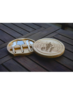 Tabla de Queso PICNIC TIME Elfo Circo Parawood 25.9 cm 2