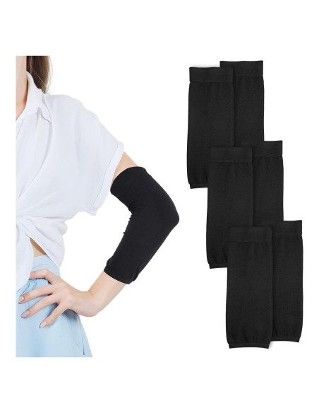 3 Pares Mangas de Tatuaje UV Hpmjz para Brazo Negro