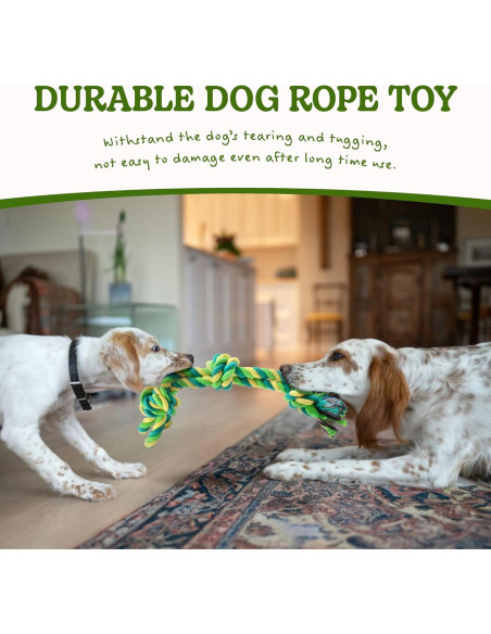 Juguete de Cuerda para Perros SHARLOVY Paquete de 2 45cm