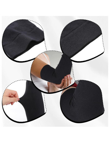 3 Pares Mangas de Tatuaje UV Hpmjz para Brazo Negro