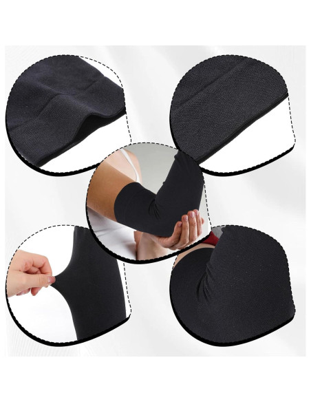 3 Pares Mangas de Tatuaje UV Hpmjz para Brazo Negro