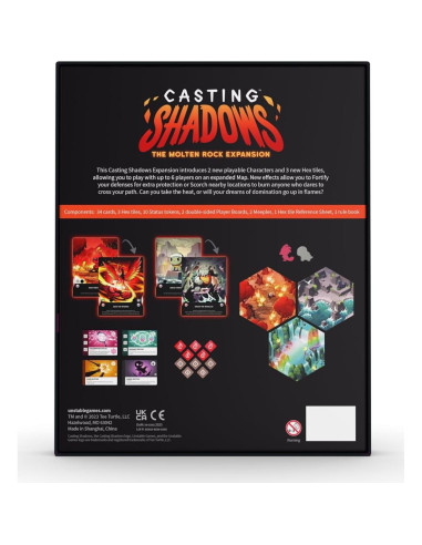 Expansión Sombras en Movimiento TeeTurtle Roca Fundida 2-6 Jugadores