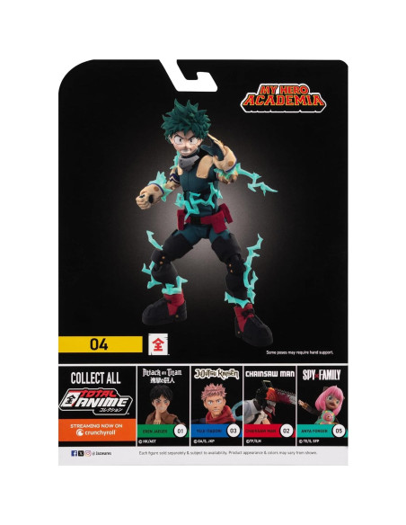 Figura Izuku Midoriya Total Anime 16.5 cm con accesorios