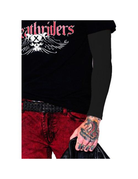 Manga Cubierta de Tatuaje Tat2X Negra Extra Grande - UPF 50+