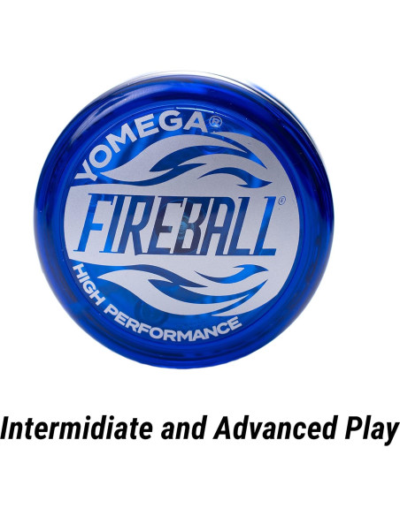 Yoyo Yomega Fireball Azul - Transaxle Alto Rendimiento