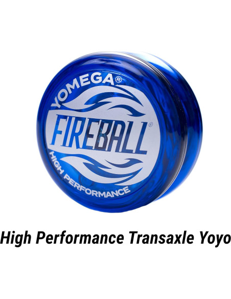 Yoyo Yomega Fireball Azul - Transaxle Alto Rendimiento