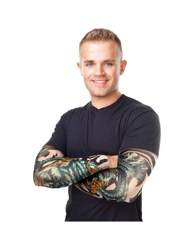 Mangas de Tatuaje UV Boao 20 Pcs para Hombres - Protección Solar